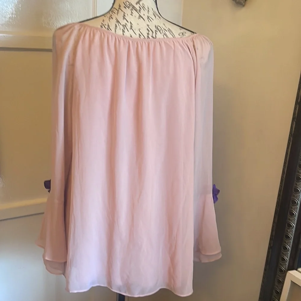 Long sleeve pink blouse - Picture 4 of 12
